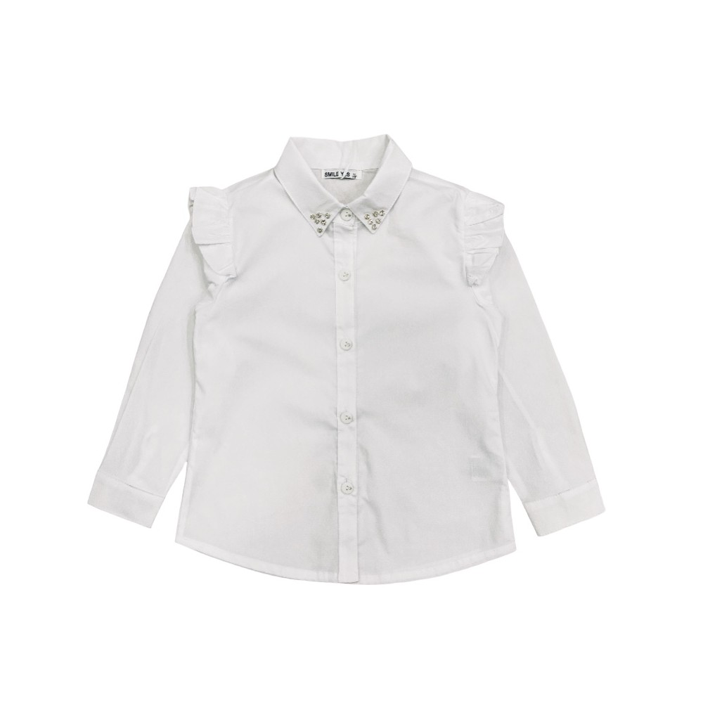 camicia girl popeline 6/16 anni