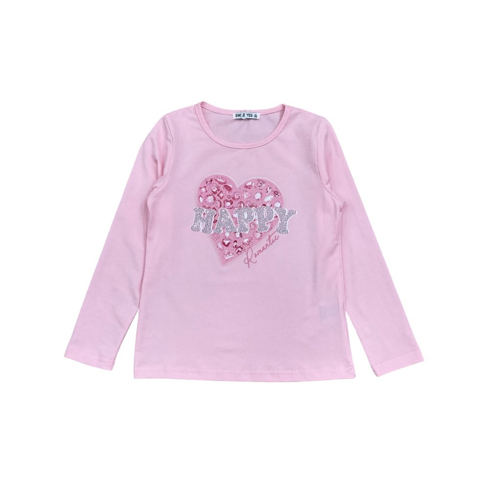 t-shirt girl jersey 4/12 anni