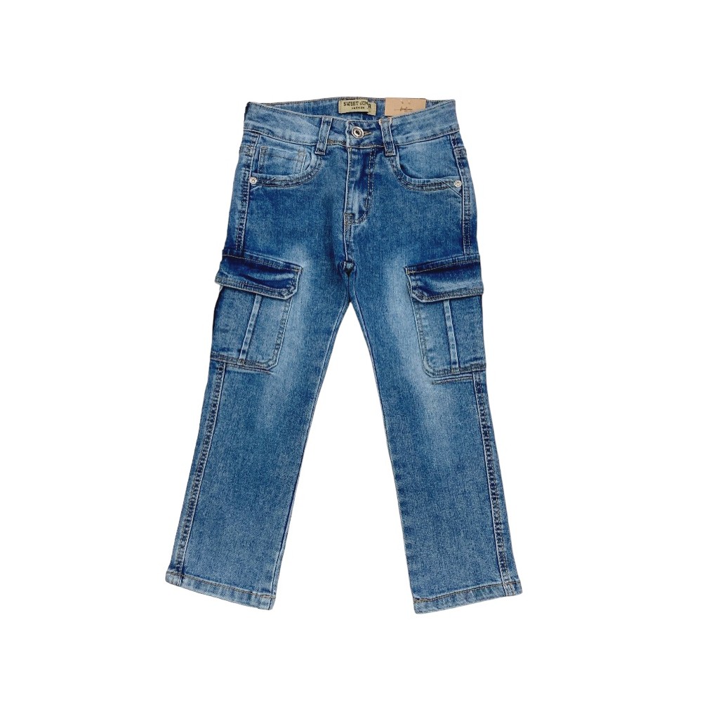 jeans boy cargo 4/16 anni