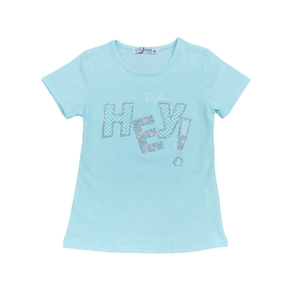 t-shirt girl jersey 8/16 anni