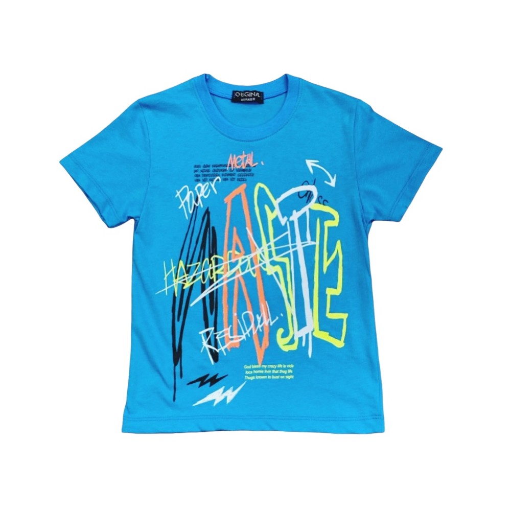 t-shirt boy jersey 3/6 anni