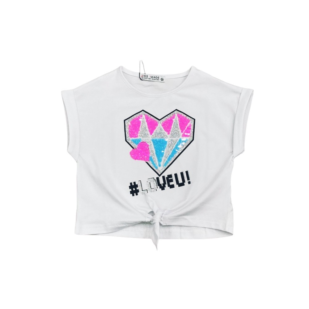 t-shirt girl jersey 4/12 anni