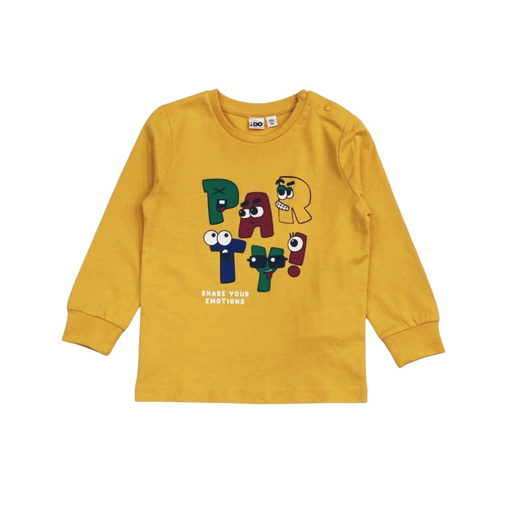 t-shirt boy caldo cotone 3/8 anni