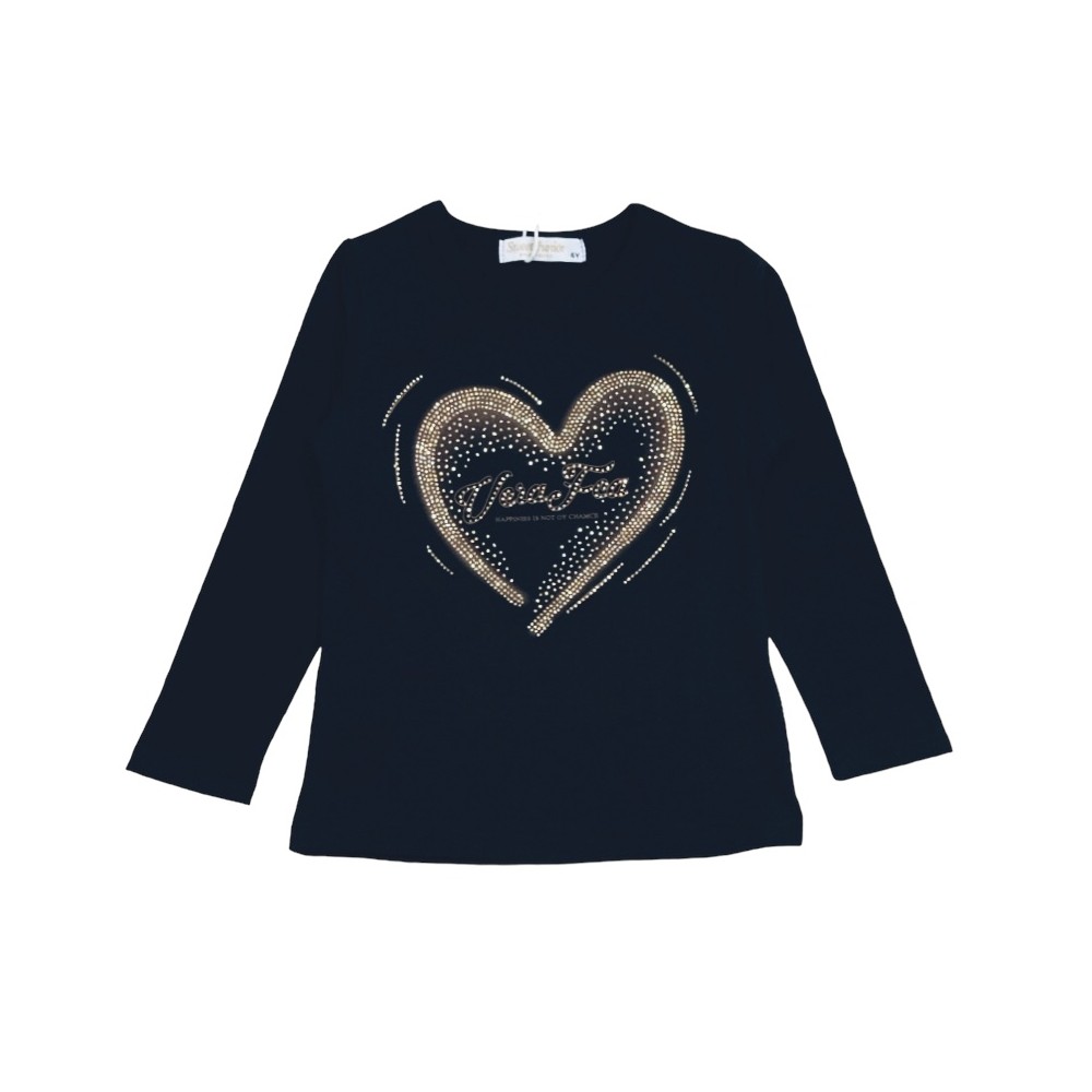 t-shirt caldo cotone 4/12 anni