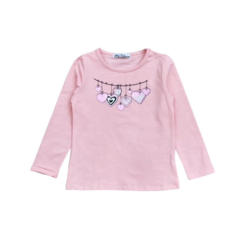 t-shirt girl caldo cotone 3/4-7/8 anni