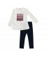 completo girl caldo cotone 3/7 anni