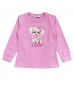 t-shirt girl caldo cotone 3/7 anni