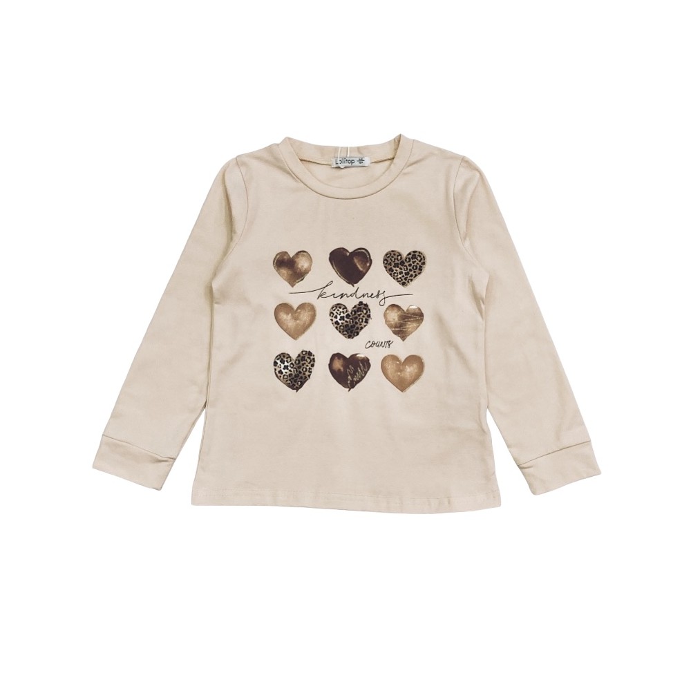 t-shirt girl caldo cotone3/4-11/12 anni