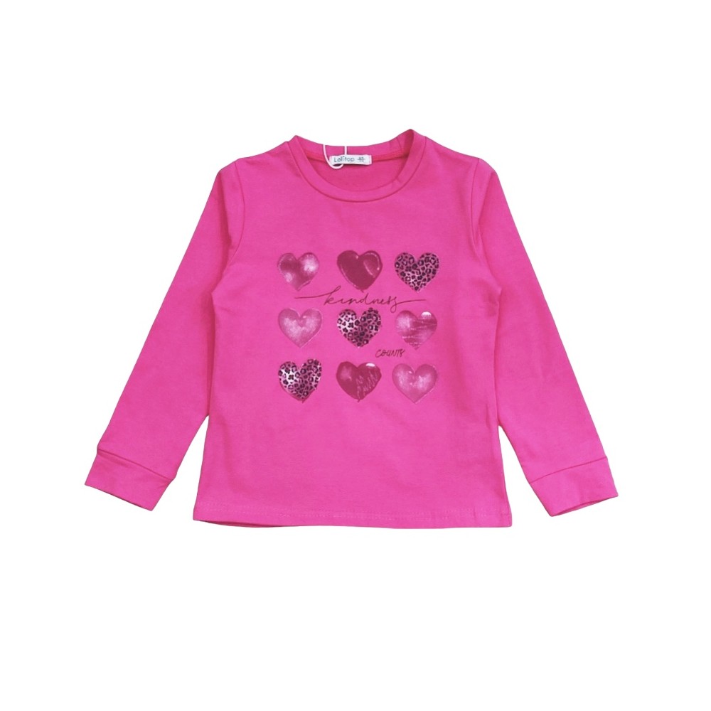 t-shirt girl caldo cotone3/4-11/12 anni