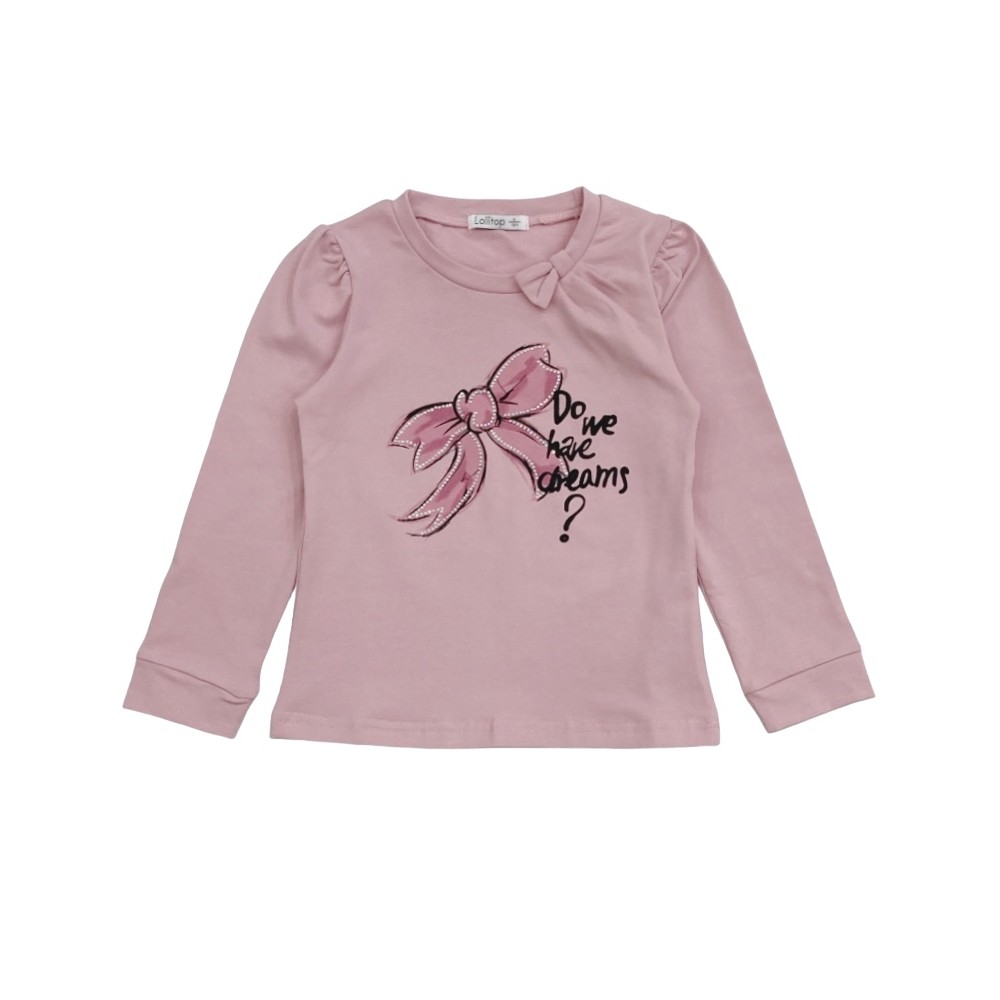 t-shirt girl caldo cotone 3/7 anni