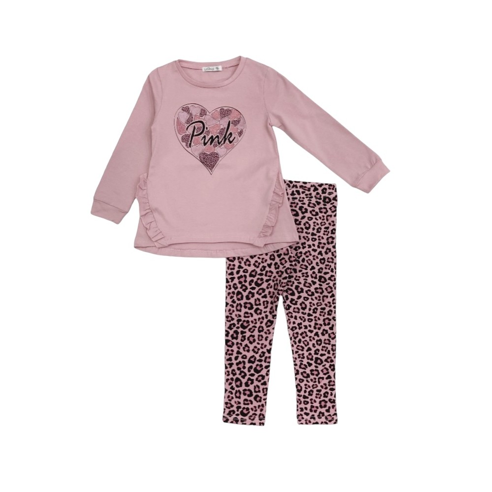 completo girl caldo cotone 3/4-11/12 anni