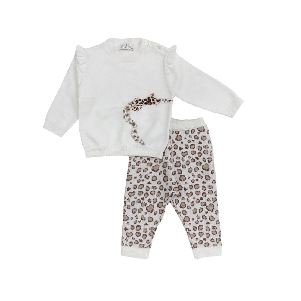 completo baby in maglia 3/6-12/18 mesi