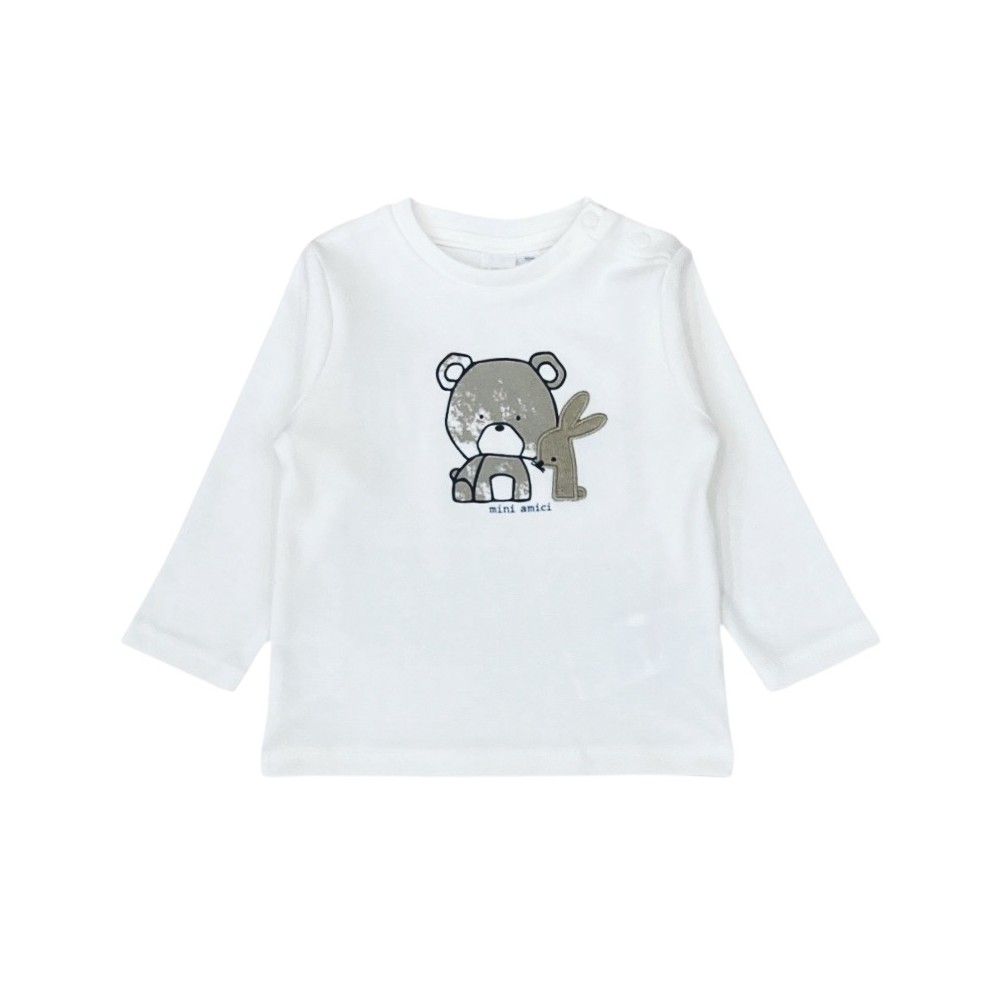 t-shirt baby caldo cotone 3/24 mesi