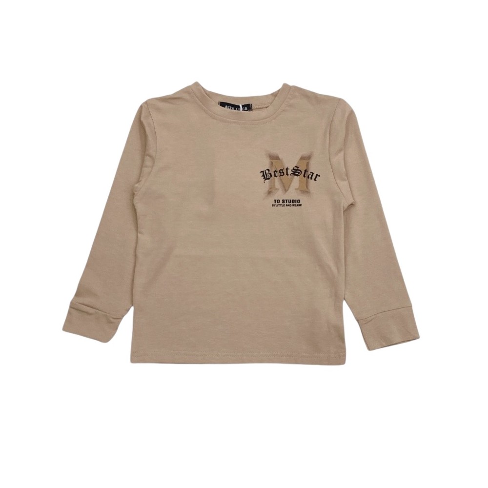 t-shirt boy caldo cotone 4/12 anni