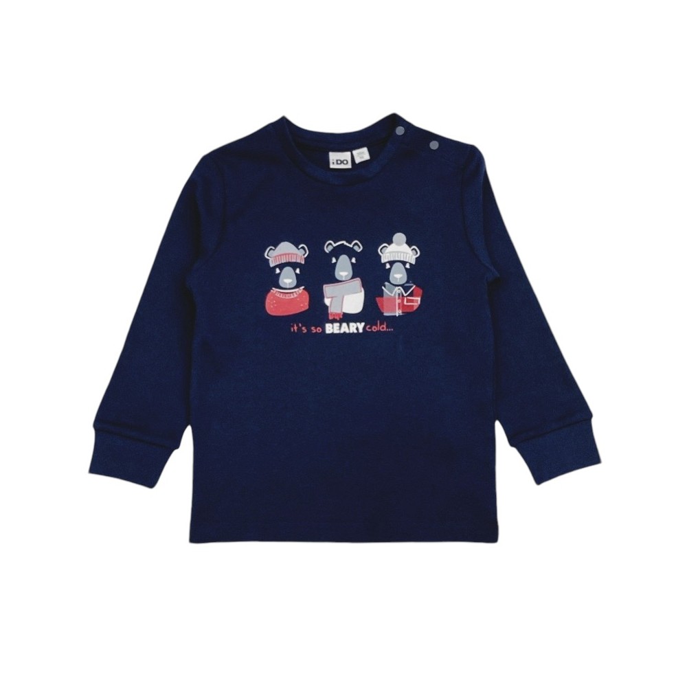 t-shirt boy caldo cotone 3/8 anni