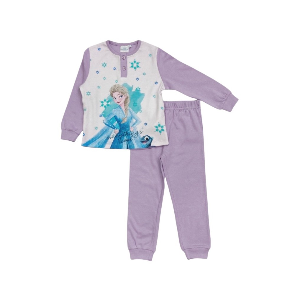 pigiama caldo cotone frozen 3/8 anni