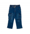 jeans boy cargo 3/8 anni