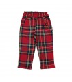 pantaloni boy tartan 3/8 anni