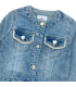 giacca jeans girl 3/4-11/12 anni