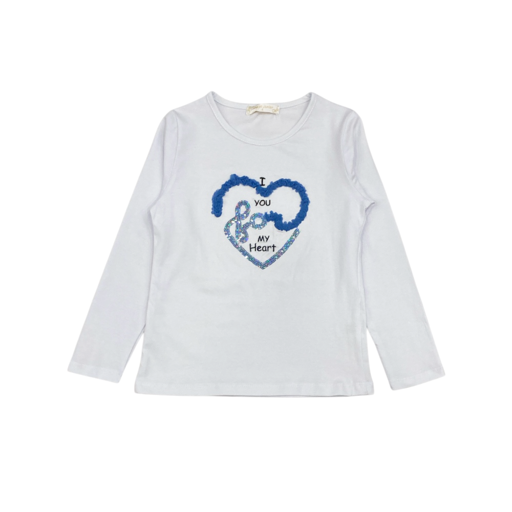 t-shirt girl jersey 4/12 anni