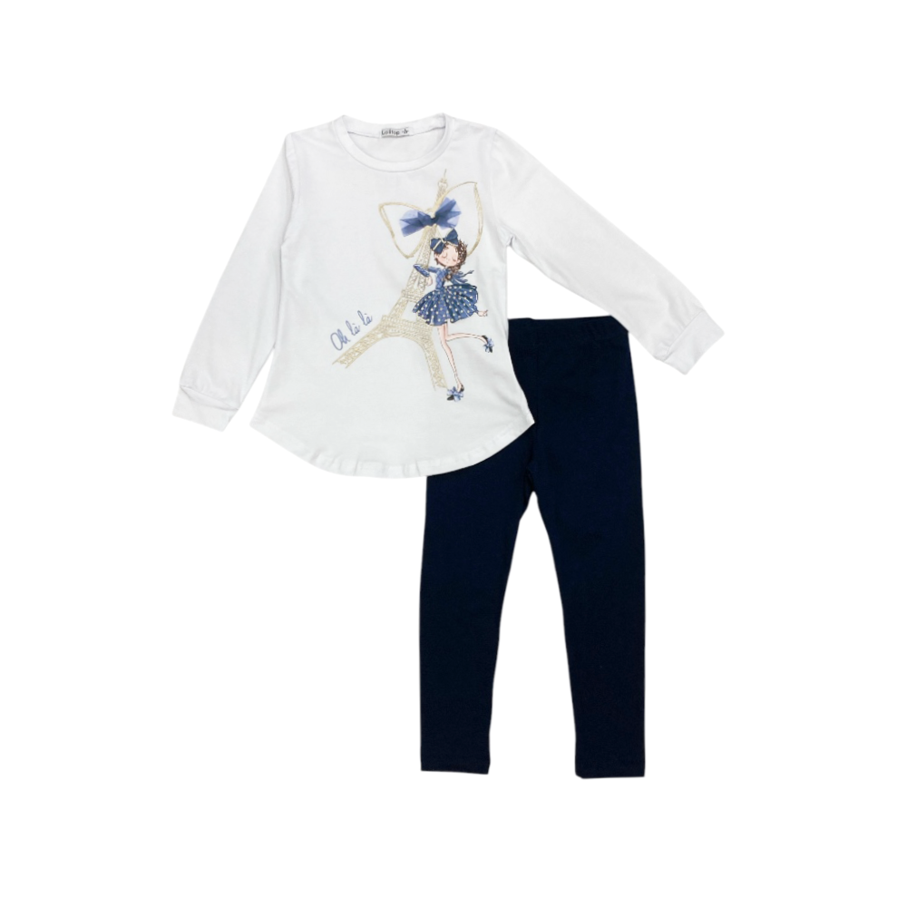 completo girl jersey 3/7 anni