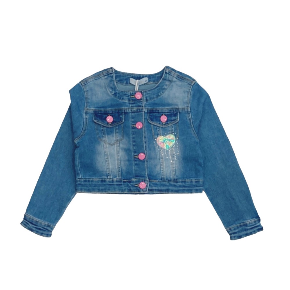 giacca jeans girl 4/12 anni