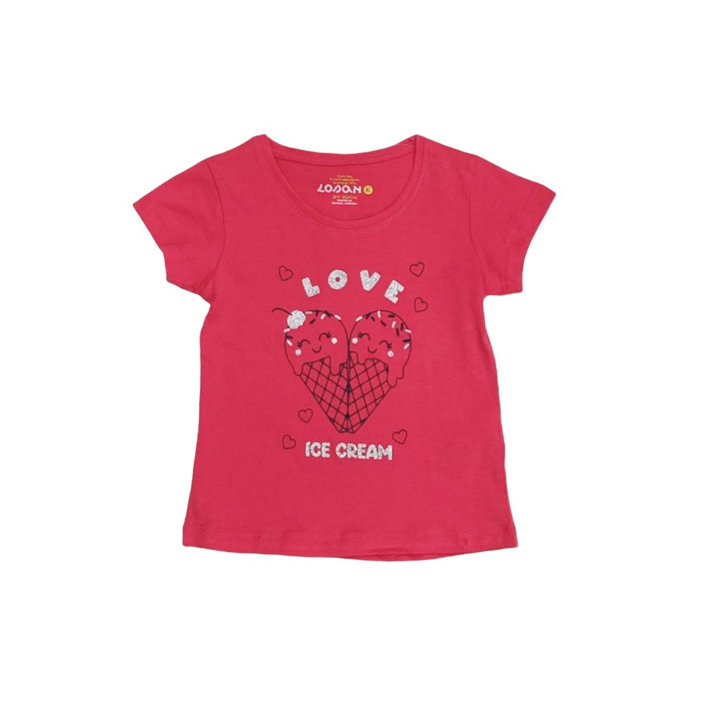 t-shirt baby cotone 2/7 anni