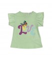 t-shirt girl cotone 3/8 anni