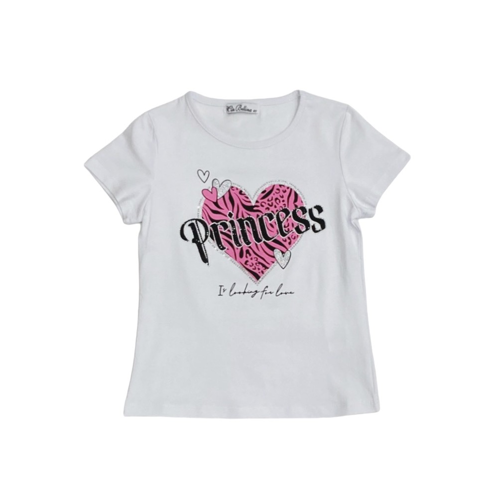 t-shirt girl jersey 4/12 anni