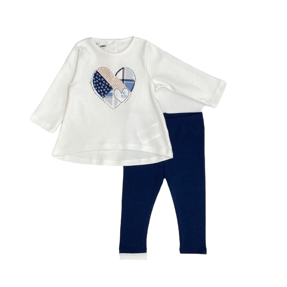 completo girl caldo cotone 3/8 anni