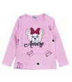 t-shirt girl caldo cotone 3/4-7/8 anni